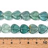 Natural Green Fluorite Beads Strands G-T142-64A-5