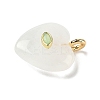 Natural Quartz Crystal Pendants G-P585-03G-08-3