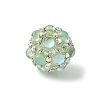 Sparkling Acrylic Encrusted Round Beads CLAY-NH0003-03S-05-1