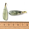 Natural Prehnite Pendants G-Q192-07G-01-3