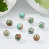 Natural Regalite/Imperial Jasper/Sea Sediment Jasper Beads Strands G-OC0001-05-4