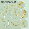 32Pcs 2 Colors Alloy Ear Cuff Findings FIND-UN0015-92-5