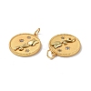 Brass Micro Pave Clear Cubic Zirconia Pendants KK-E068-VF345-3