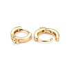 Brass Huggie Hoop Earring Findings LS-KK-Z020-03G-2