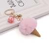 Ice cream Furry Pom-Pom Keychain PW-WG50086-01-1