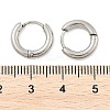Tarnish Resistant 304 Stainless Steel Hoop Earrings EJEW-P177-P-13-3