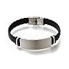 Imitation Leather Cord Braided Bracelets BJEW-B126-01P-2