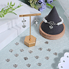 Tibetan Style Alloy Charms TIBE-SC0009-27-4