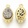 Druzy Resin Links Connectors RESI-T019-01-3