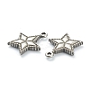 Non-Tarnish 304 Stainless Steel Charms STAS-P279-47P-2