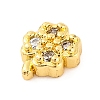 Rack Plating Brass Micro Pave Clear Cubic Zirconia Cabochons KK-F874-02G-08-2