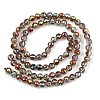 Electroplate Transparent Glass Beads EGLA-B013-02A-HP11-2