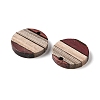 Sandalwood & Wenge Wood Pendants WOOD-S061-01B-2