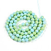 Baking Paint Glass Beads Strands DGLA-N003-10mm-C04-3