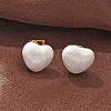 Brass Stud Earrings EJEW-F359-06G-01-1