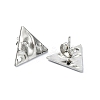 Non-Tarnish 304 Stainless Steel Stud Earring Findings LS-STAS-L024-003P-02-2