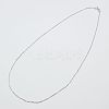 925 Sterling Silver Rope Chains Necklaces STER-E007-2D-4