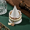 1 Set Bohemian Vacation Style Glass Beaded Stackable Stretch Bracelets Set for Women BJEW-SP0001-13-5