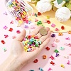 400Pcs 2Bags 2 Styles Opaque Resin Beads RESI-YW0005-30-5