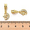 Rack Plating Brass Micro Pave Cubic Zirconia Charms KK-S398-01B-3