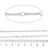 Rack Plating Alloy Bar Link Chains LCHA-N005-01P-3