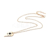 BEST BUDS Alloy Pendant Necklaces NJEW-K124-03B-G-2