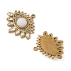 Natural White JadeEye Pendants STAS-P380-24G-01-2