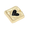 Rack Plating Alloy Enamel Pendants PALLOY-P309-04G-01-2