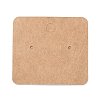 Blank Kraft Paper Earring Display Cards LS-CDIS-G005-05-2