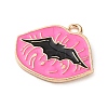 Alloy Enamel Pendants ENAM-B030-01G-07-2