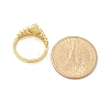 Virgin Mary Theme Clear Cubic Zirconia Finger Rings RJEW-G337-02G-05-5