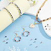 500Pcs 5 Colors Rack Plating Brass Beads KK-PH0005-33B-4