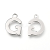 Non-Tarnish 201 Stainless Steel Charms X-STAS-C021-06P-G-2