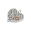304 Stainless Steel Pendants STAS-F310-18P-2