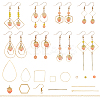 SUNNYCLUE DIY Flower Earring Making Kits DIY-SC0001-82G-1