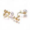 316 Surgical Stainless Steel Clip-on Earring Findings LS-IFIN-WH0051-22G-1-1