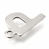 201 Stainless Steel Charms X-STAS-C021-06P-P-3
