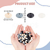 DICOSMETIC 80Pcs 4 Colors Food Grade Eco-Friendly Silicone Beads SIL-DC0001-12-2