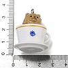 Opaque Resin Puppy Pendants LS-RESI-G095-01C-3