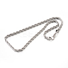Tarnish Resistant 304 Stainless Steel Rope Chain Necklaces LS-STAS-M174-010P-A-2