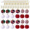 DIY Christmas Style Earring Making Kits DIY-TA0008-88-1