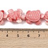 Synthetic Coral Dyed Beads Strands SHEL-Z003-04B-4