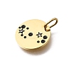 Twelve Constellations 304 Stainless Steel Enamel Pendants STAS-A148-01G-10-2