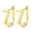 Brass Letter Stud Earrings for Women EJEW-A038-01Z-G-1