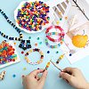 1600Pcs 8 Styles Opaque &  Transparent Plastic Beads KY-SZ0001-52-5