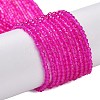 Transparent Glass Beads Strands LS-GLAA-H021-04-23-1