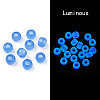 Transparent & Luminous Plastic Beads X-KY-T025-01-H01-1