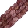 Natural Strawberry Quartz Beads Strands G-Q608-11H-2
