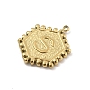 201 Stainless Steel Pendants STAS-R227-01S-G-2