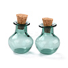 Round Glass Cork Bottles Ornament LS-GLAA-D002-03C-1